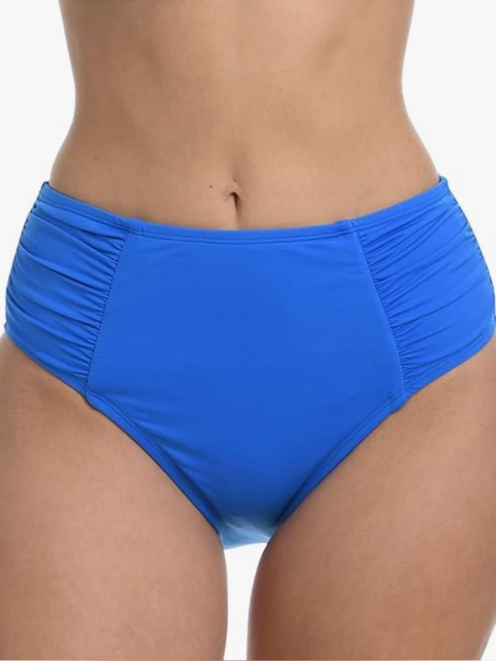 LA BLANCA Island Goddess Side Shirred Midrise Bottoms Sz 6 NWT $68